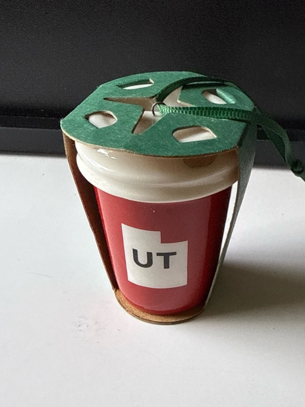 UTAH Starbucks Ornament UT State Red Coffee To-Go Cup Tumbler